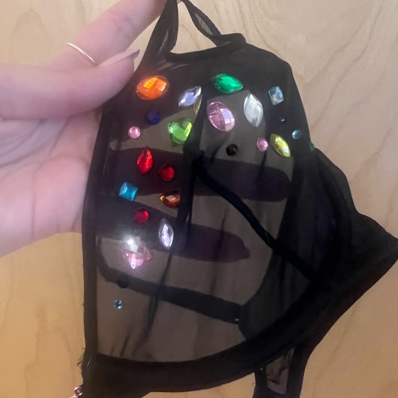 Savage Fenty Mesh Bejeweled Bra - Picture 5 of 7